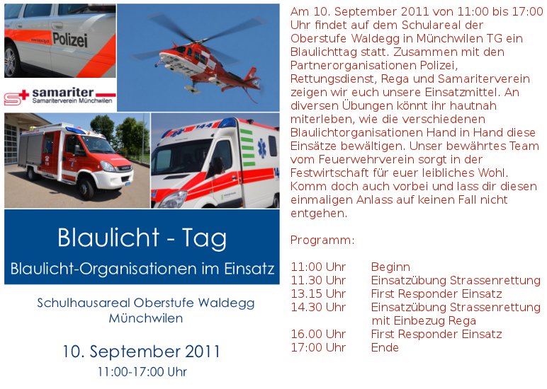 Blaulichttag